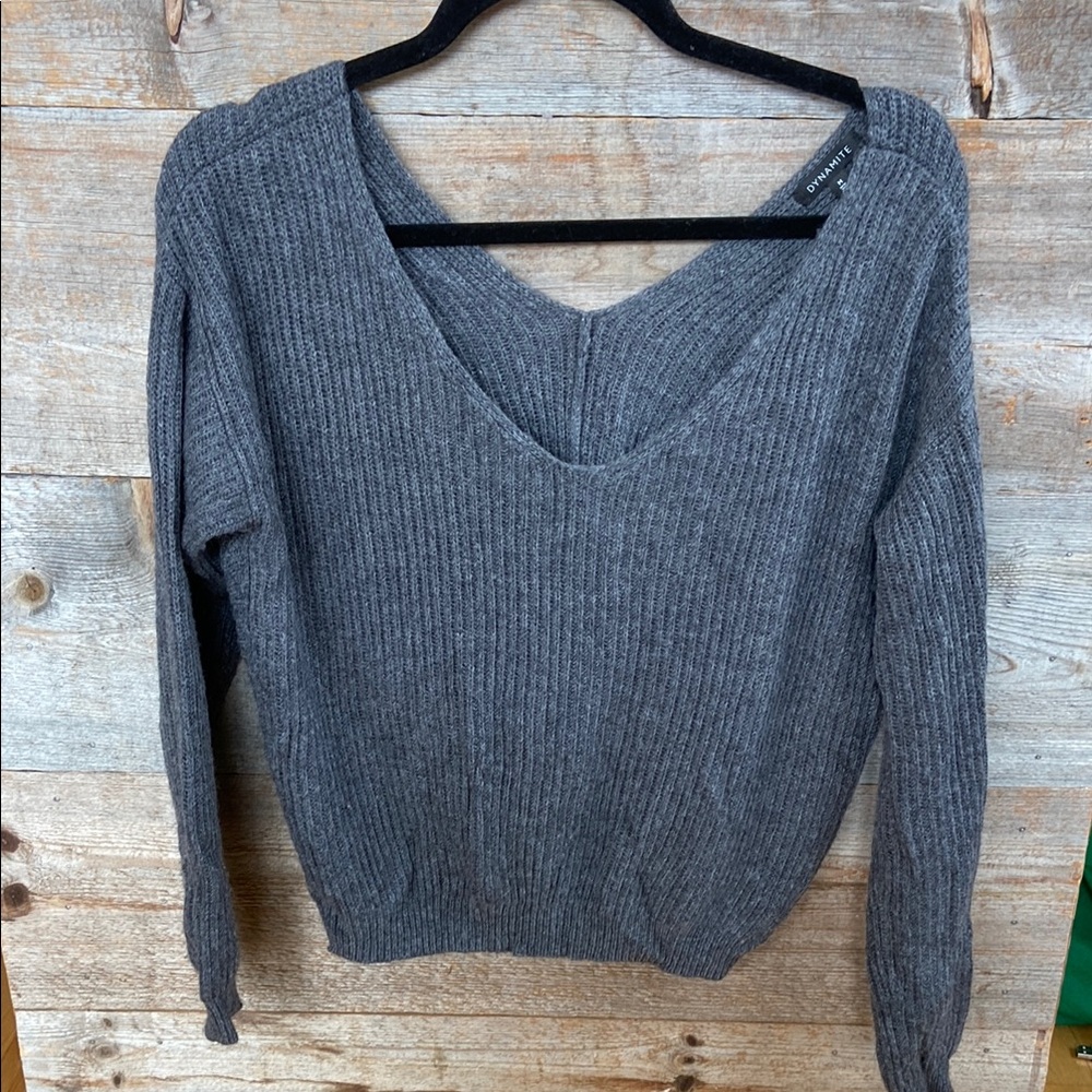 Dynamite cross back sweater size medium